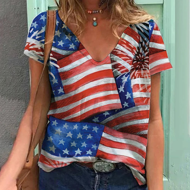 StarVibe - USA Flag Street Tee