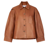 Fezkin - Boxy Leather Short Jacket