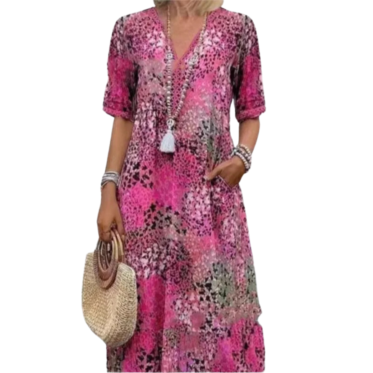 Casola - Women's Vintage Boho Dress