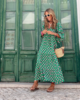 Lucia – V Neck Boho Dress