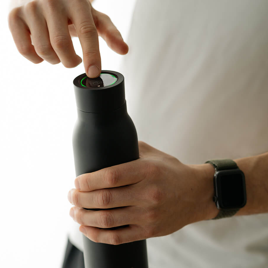 GlowTemp - Smart LCD Water Bottle